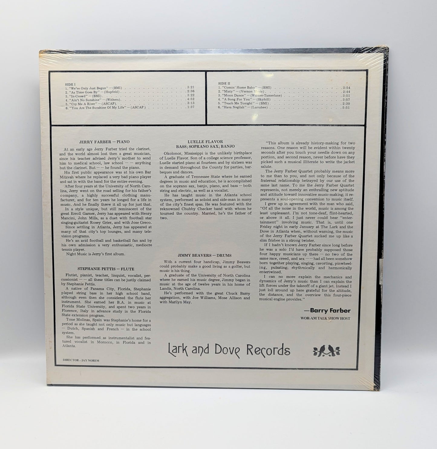 Farber,The Jerry,Quartet-Music For Friends (sealed)