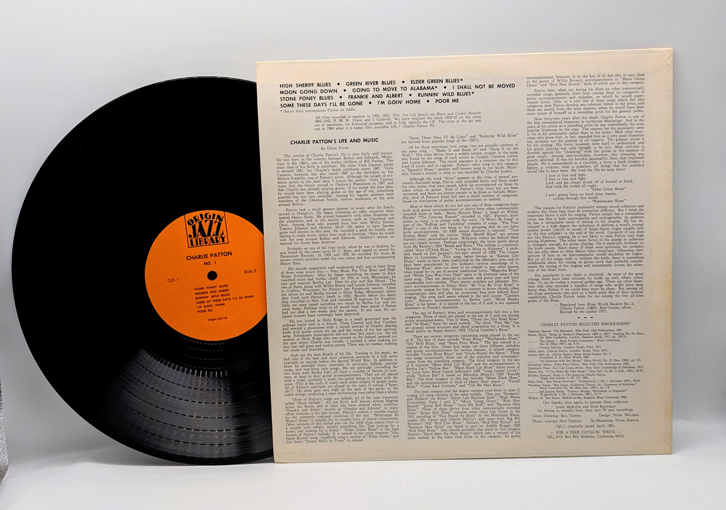 Patton,Charley-The Immortal Charlie Patton Number 1 (used)
