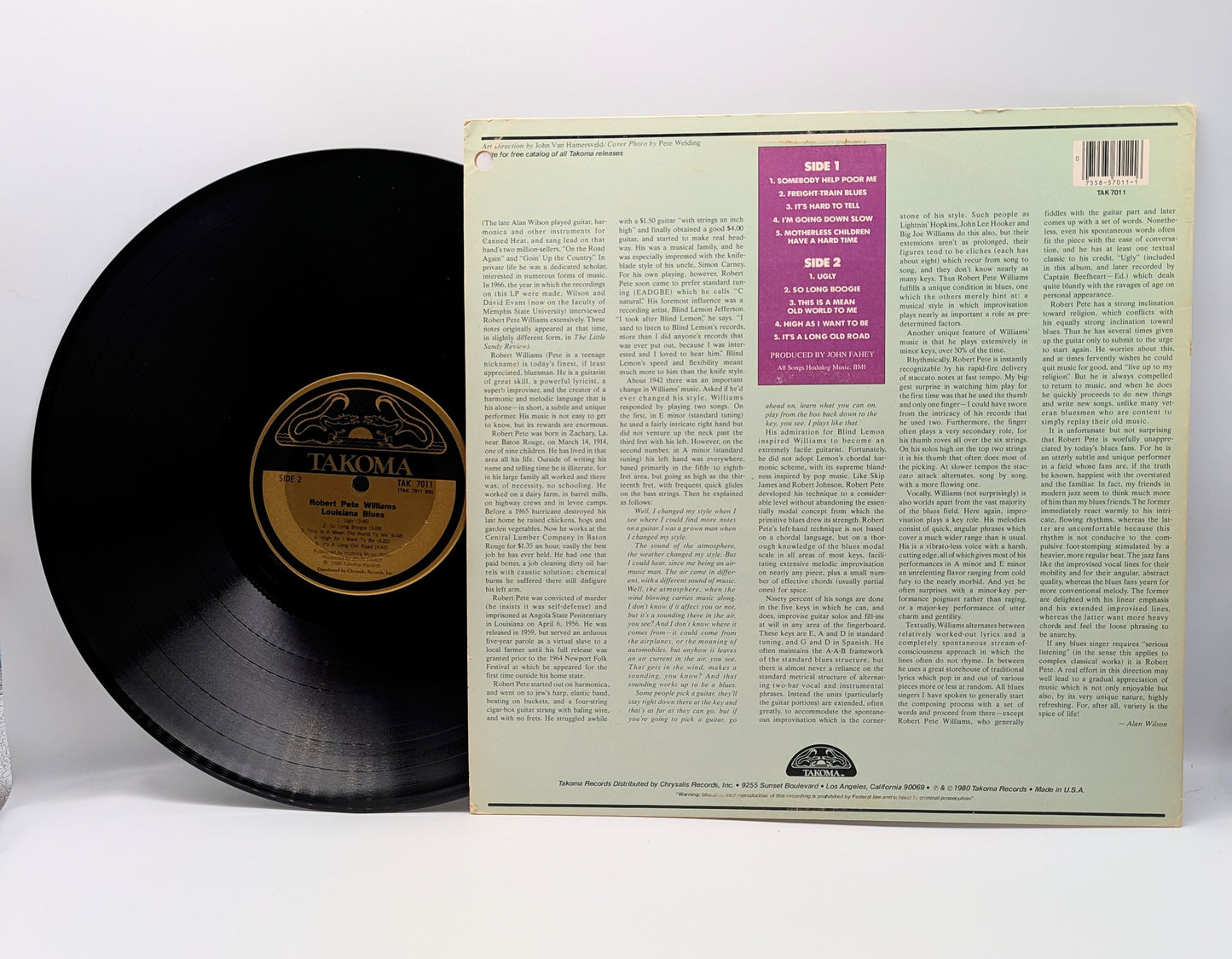 Williams, Robert Pete-Louisiana Blues (used)