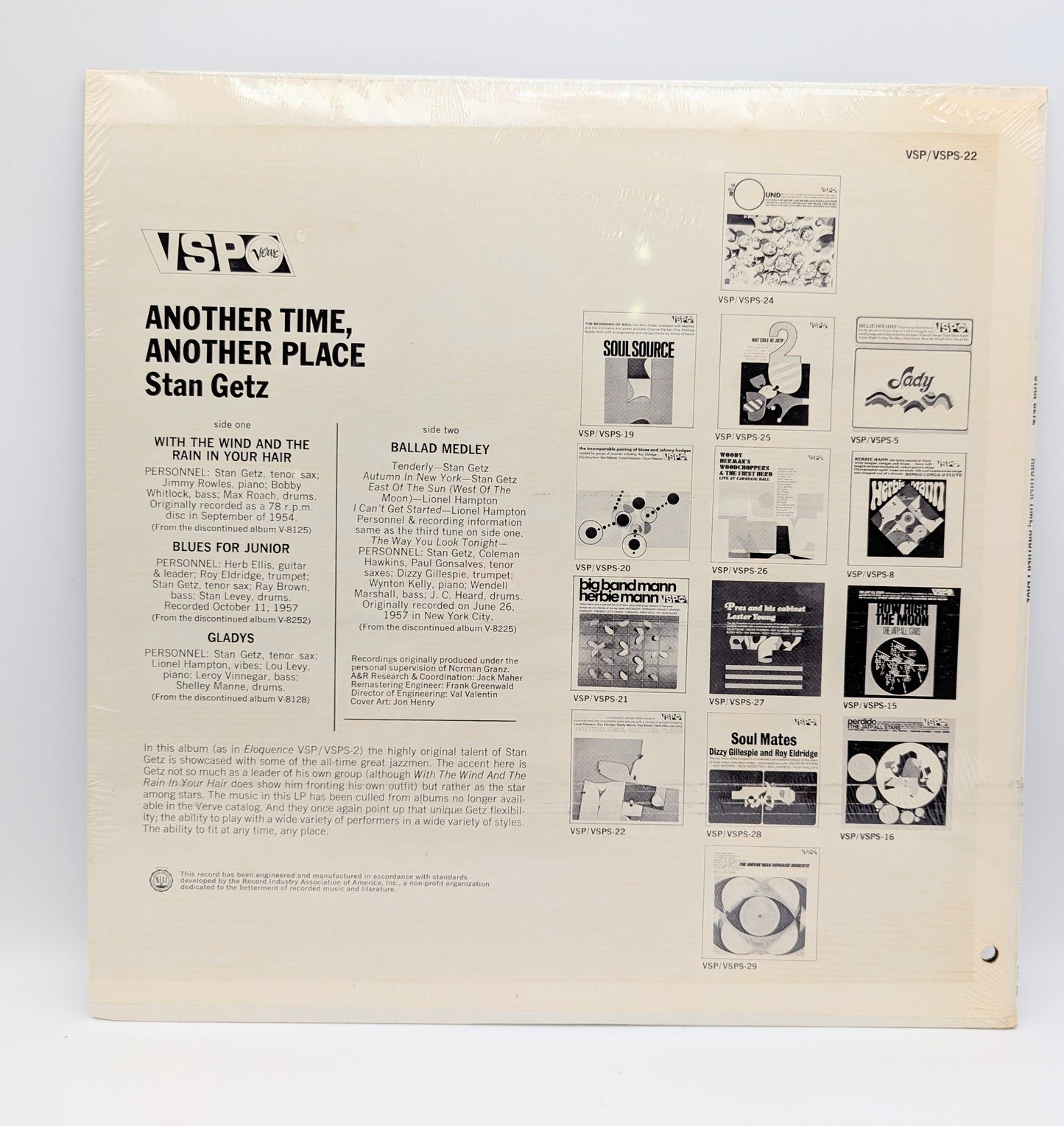 Getz,Stan-Another Time, Another Place (sealed)