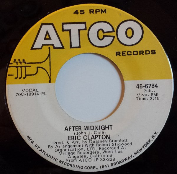 After Midnight (7")(used)-Clapton, Eric