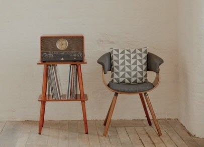 Turntable Stand (Brown)