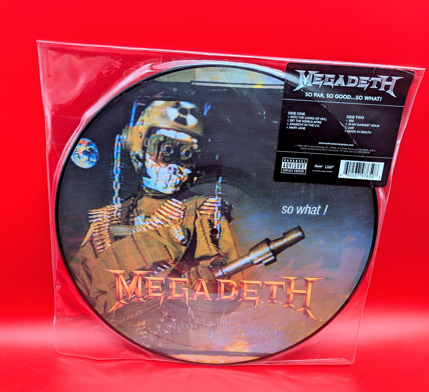 Megadeth-So Far, So Good... So What! (Picture Disc) (used)