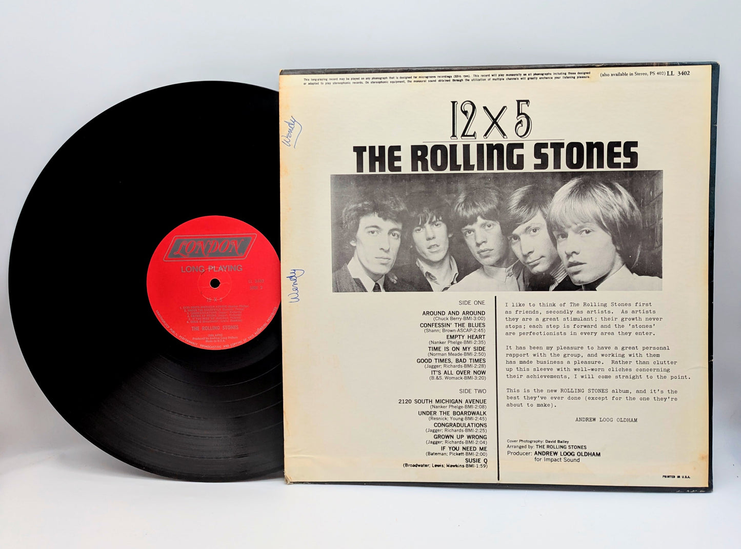 Rolling Stones-12 X 5 (mono)(used)