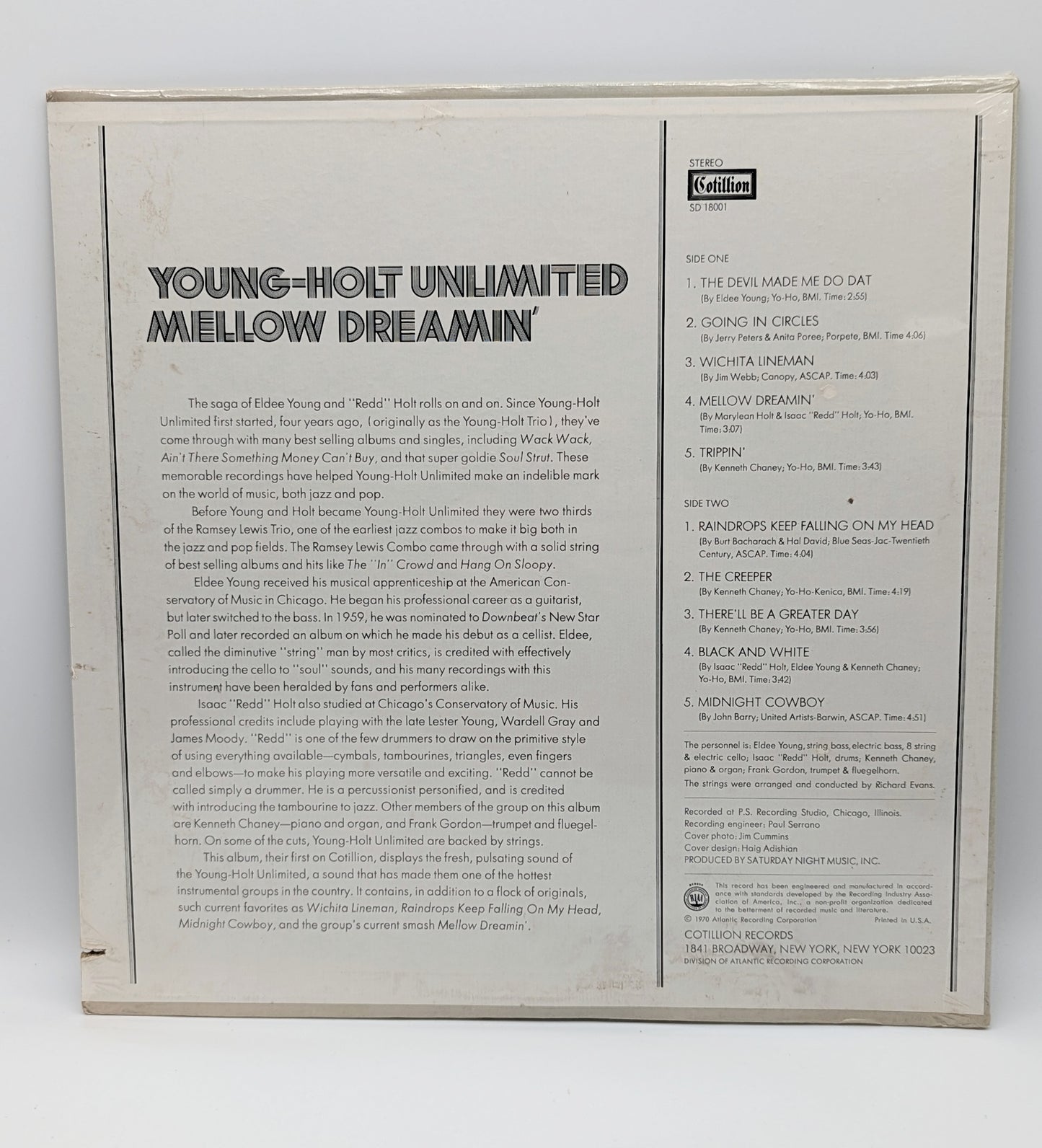 Young Holt Unlimited-Mellow Dreamin' (SEALED)