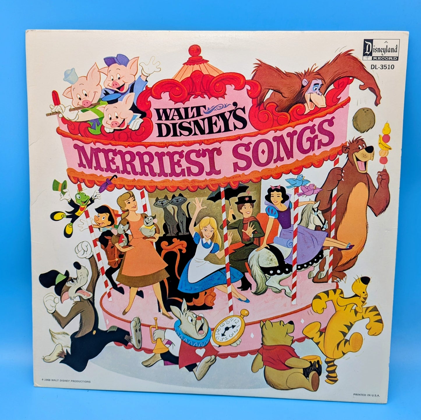 Various – Walt Disney's Merriest Songs (mono)(used)