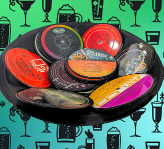 VINYL RECORD COASTERS