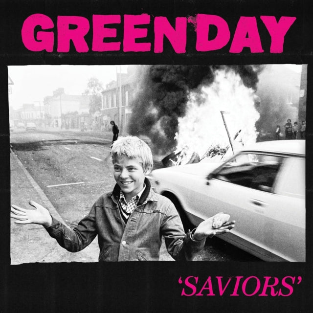 Green Day-SAVIORS (Pink & Black Vinyl)
