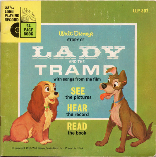 Disney – Story Of Lady And The Tramp (Book & 7")(used)