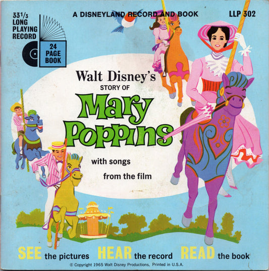 Disney – Story Of Mary Poppins (Book & 7")(used)