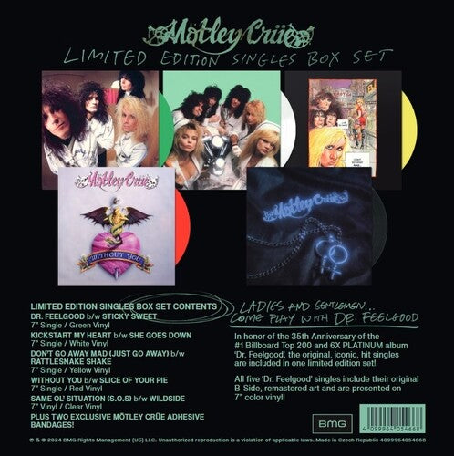 Motley Crue-DR. FEELGOOD (THE SINGLES BOX SET) (5XCOLOR 7INCH)(RSDBF24)