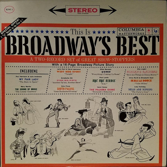 Various – This Is Broadway's Best (2 LP)(mono)(used)