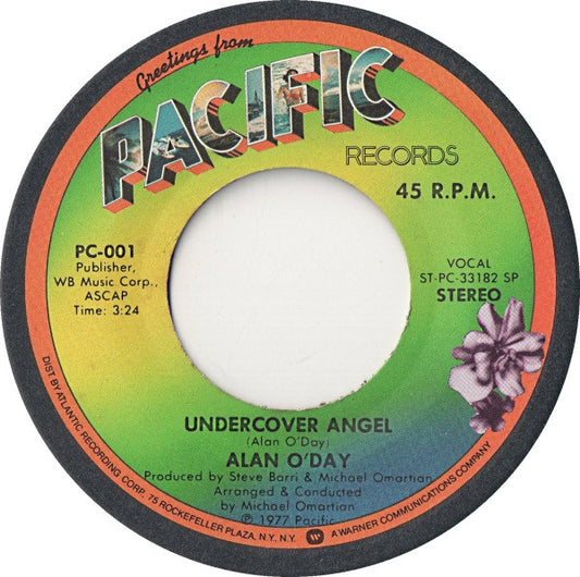 Undercover Angel (7")(used)-O'Day, Alan