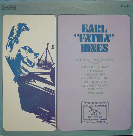 Hines, Earl Fatha - Earl "Fatha" Hines (used)