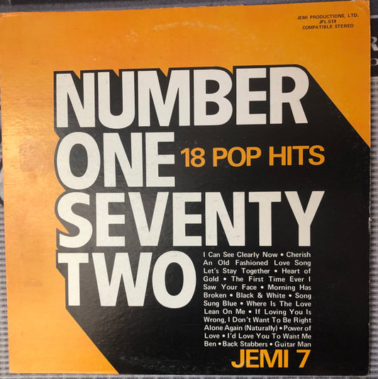 Jemi House Band – Number One Seventy Two 18 Pop Hits (used)