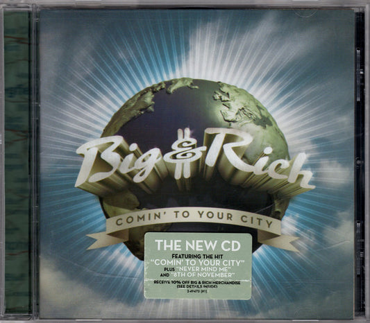 Big & Rich – Comin' To Your City (2 CD)(used)
