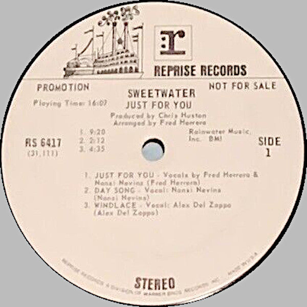 Sweetwater - Just For You (PROMO)(used)