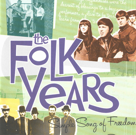 Various – The Folk Years Simple Song Of Freedom (2 CD)(used)