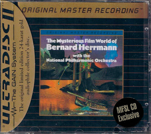 Herrmann, Bernard – The Mysterious Film World Of Bernard Herrmann [24K Gold MOFI] (CD)(SEALED)