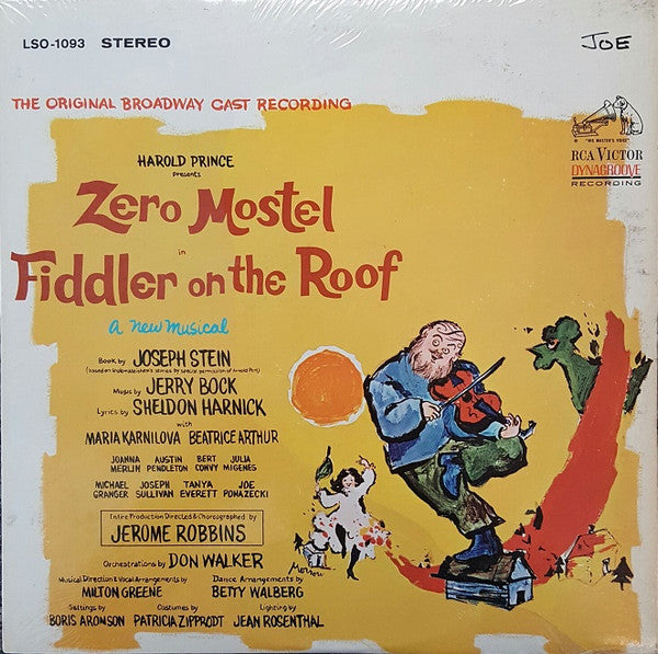 Original Broadway Cast - Fiddler On The Roof OST (used)1