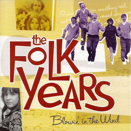 Various – The Folk Years Blowin' In The Wind (2 CD)(used)