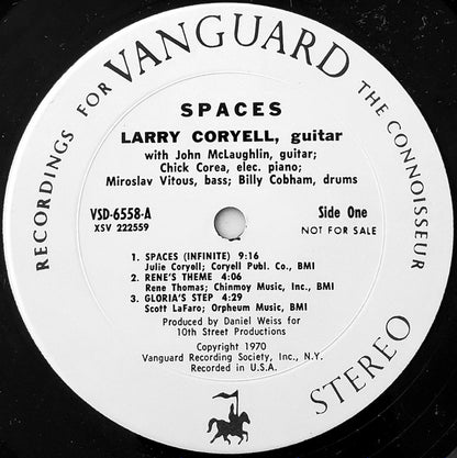 Coryell, Larry - Spaces (PROMO)(used)