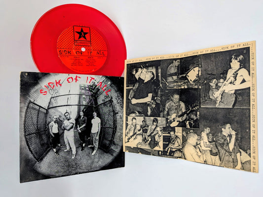 Sick Of It All - Sick Of It All (Numbered/Red Translucent)(7")(used)