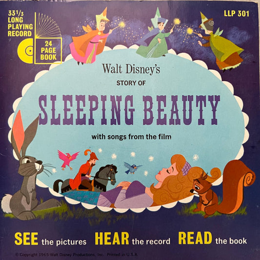 Disney – Story Of Sleeping Beauty (Book & 7")(used)
