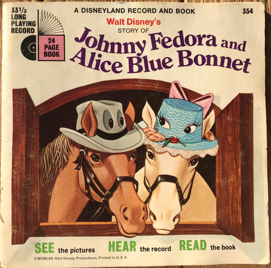 Lane, Lois - Johnny Fedora And Alice Blue Bonnet (Book & 7")(used)