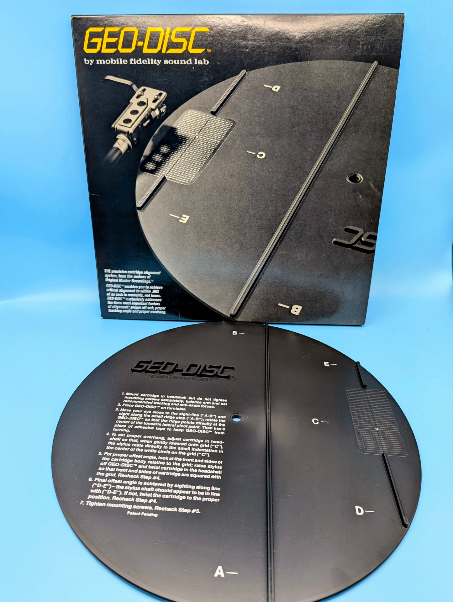 Geo-Disc Cartridge Alignment Disc