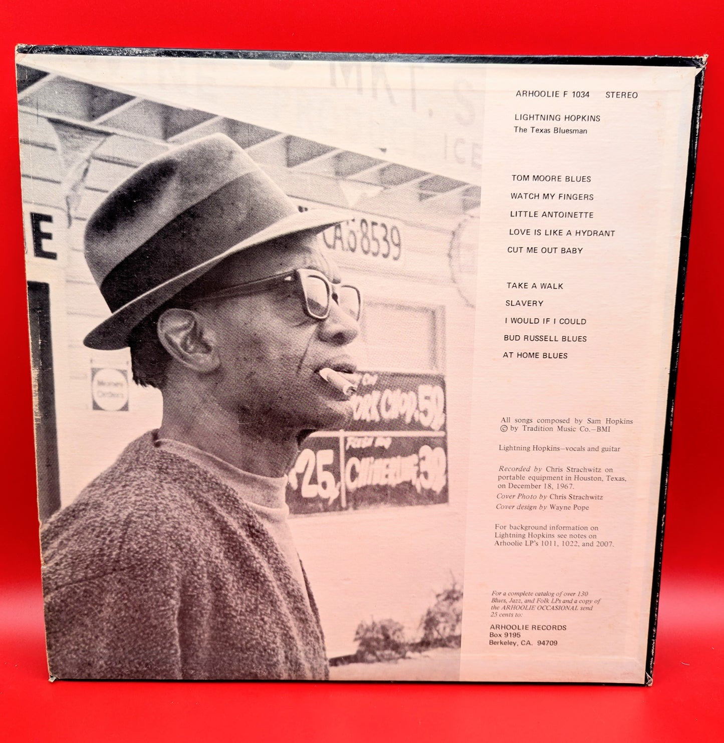 Hopkins, Lightning-Texas Blues Man (used)