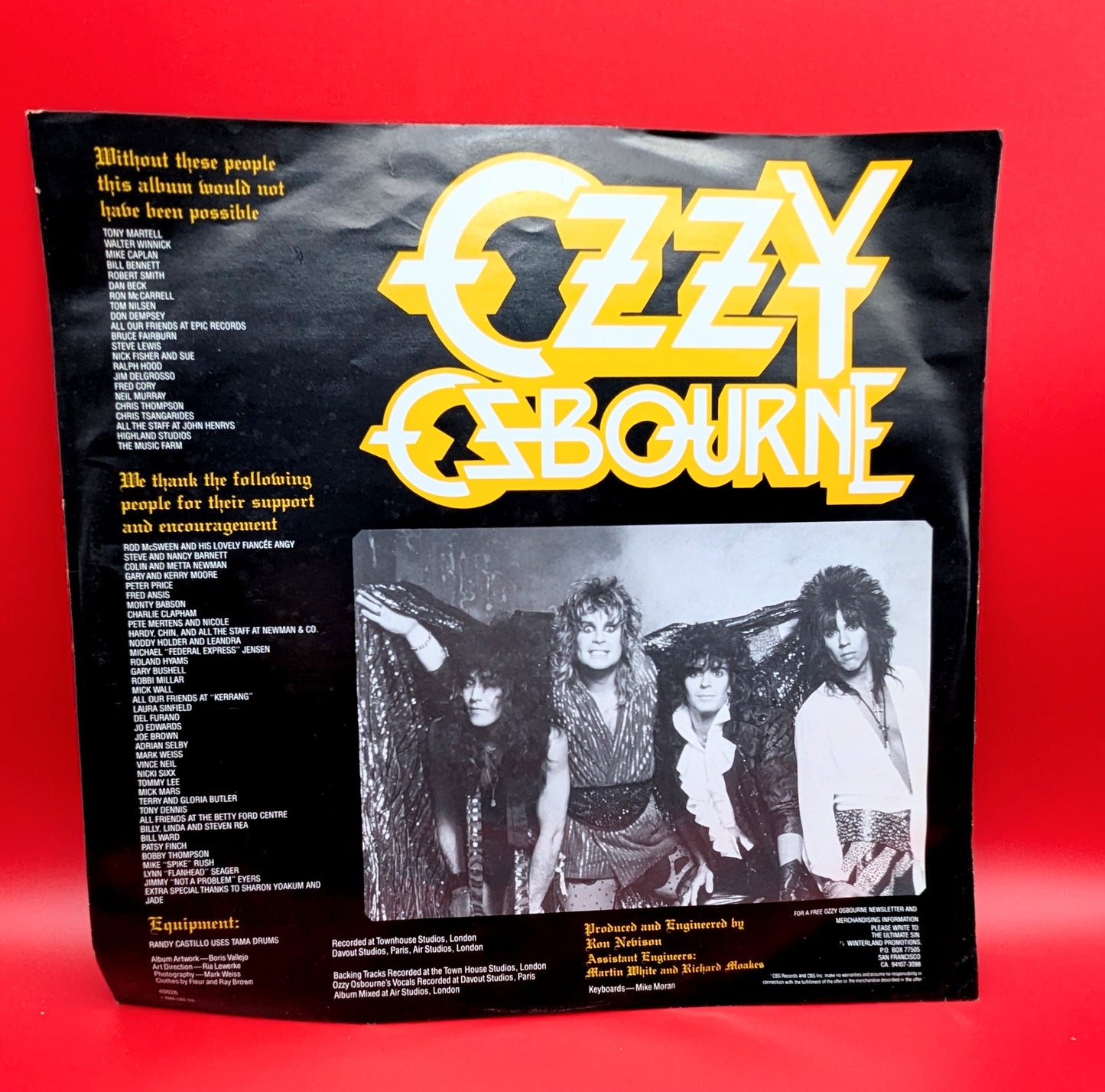 Osbourne, Ozzy-The Ultimate Sin (used)