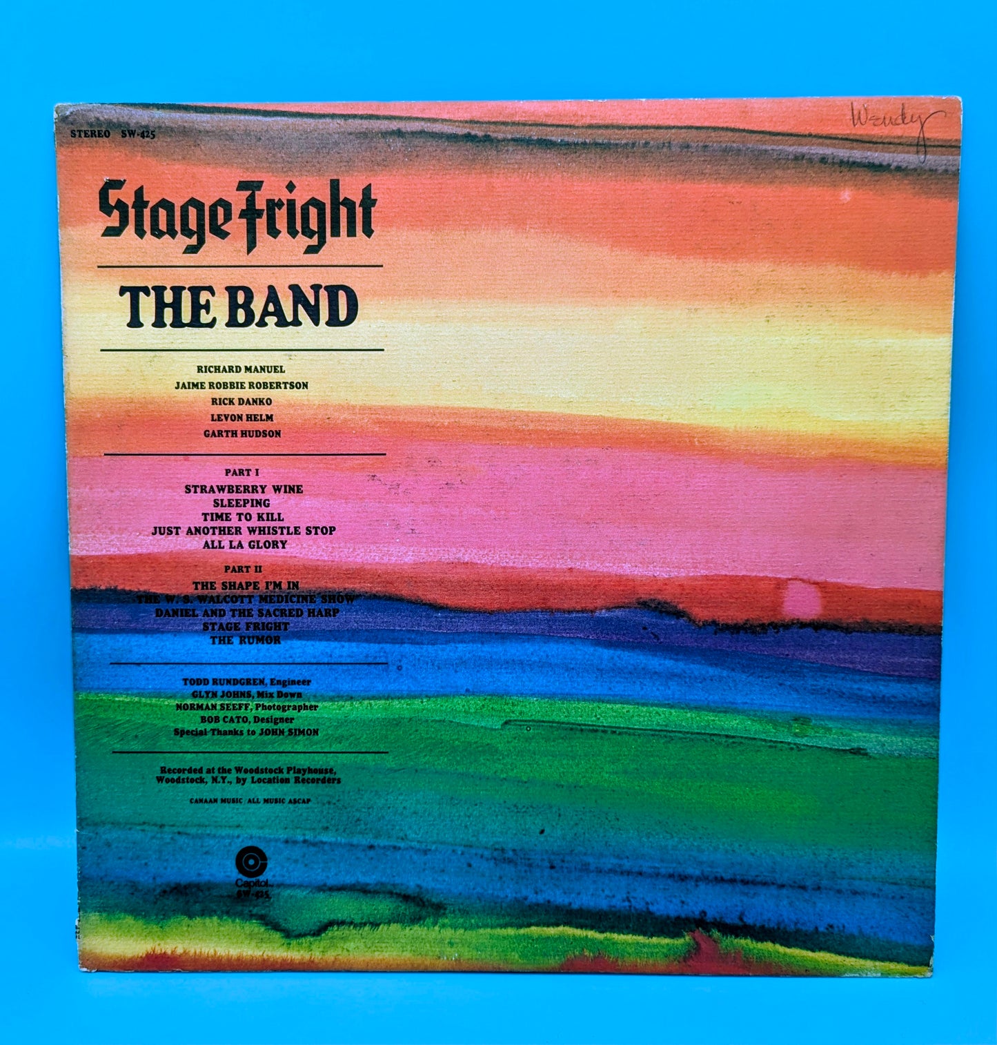 Band, The - Stage Fright (used)1